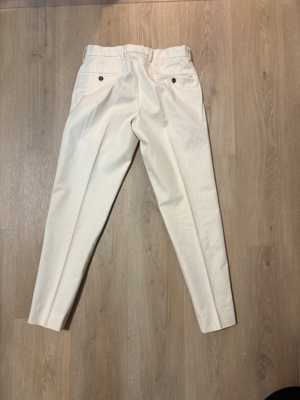 J.Crew Urban Slim Fit dress pants in cream colour